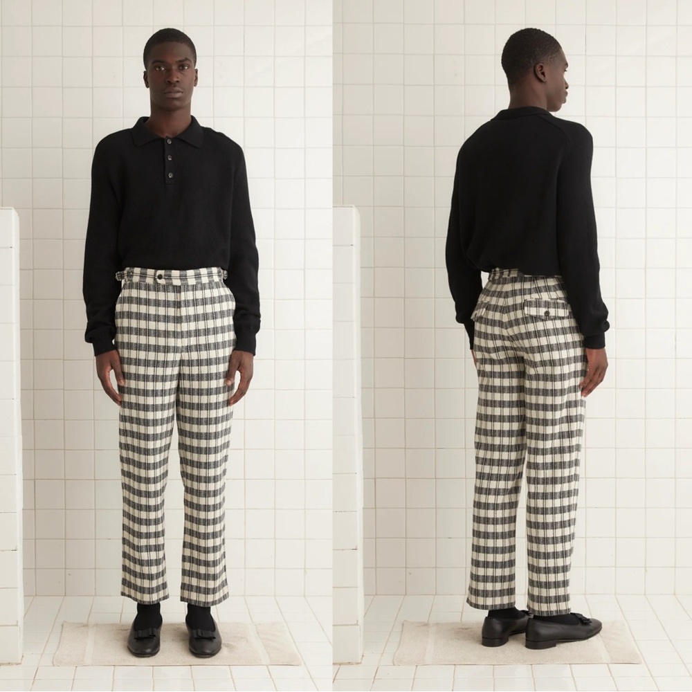 BODE Check Trousers Mens 34